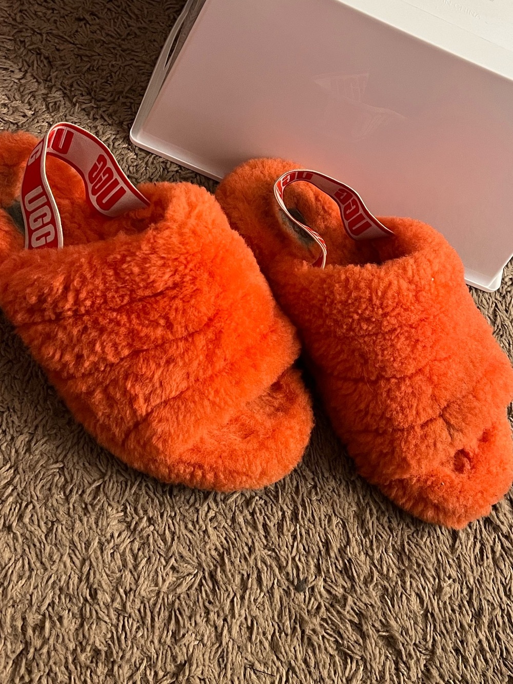 UGG Fluff Slipper - Orange